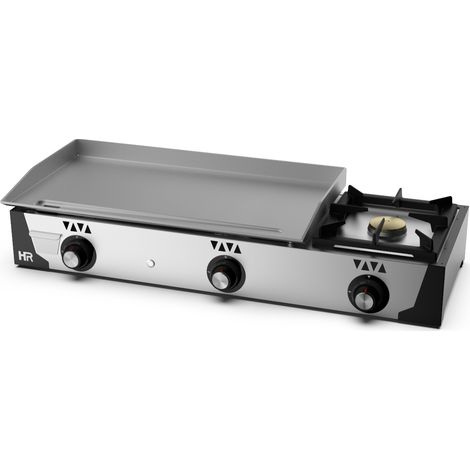 Plancha Gaz Acier Poli 6 mm 12900 W - HR Fainca