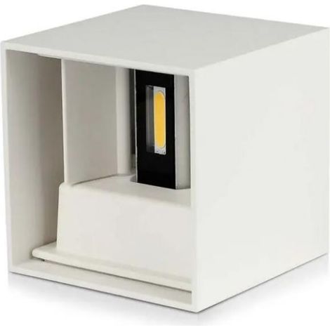 V-TAC VT-759-12 LAMPADA LED DA MURO 11W WALL LIGHT BIANCA CON DOPPIO LED SMD APPLIQUE IP65 - COLORE LUCE : BIANCO CALDO (1/10)