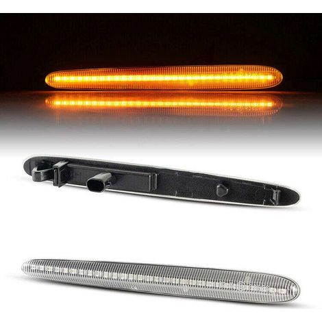 KIT 2 INDICATORI DI DIREZIONE LATERALI A LED COMPATIBILE CON Fiat Multipla 1999-2004 Seicento 1998-2009 / VETRO TRASPARENTE
/ LED 6000K EFFETTO XENON / CAN-BUS, PLUG AND PLAY (1/5)