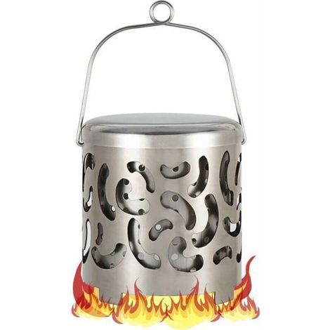 Chauffage Gaz Portable - Acier Inoxydable - Pour Tente Camping Randonnée Plein Air - 1 Unité
