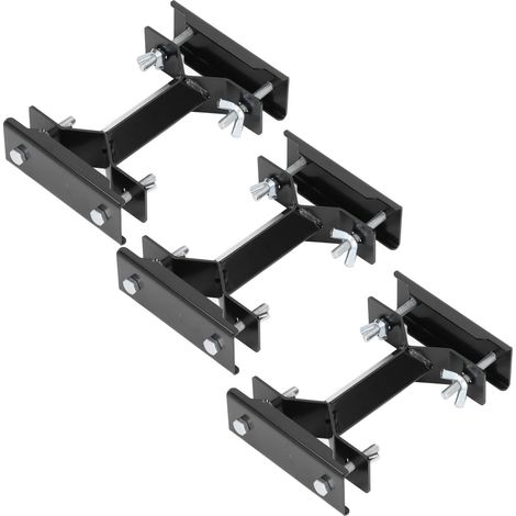 Sonnenschirmhalterung aus Edelstahl, Set mit 3 verstellbaren Klemmen für Markisen- oder Sonnenschirmstange (1/5)