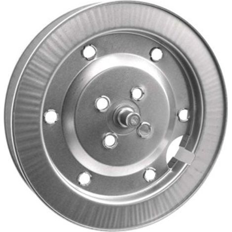 Disco metalico persiana con espiga - 150x60mm C22