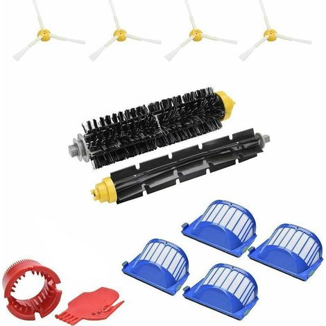 Kit of replacement accessories for irobot Roomba 675 676 677 655 filter brush side roller vadrouille Roomba brushes parts of replacement (1/5)