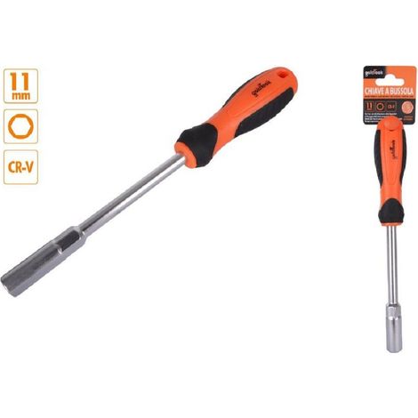 Trade Shop - 11-mm-Inbusschlüssel, CR-V-Schraubendreher mit ergonomischem Griff, 94867 - (1/2)