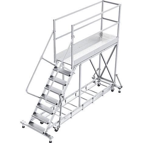 Piattaforma con ruote - Altezza massima di lavoro 3.80m - PTF209-PT-KRE