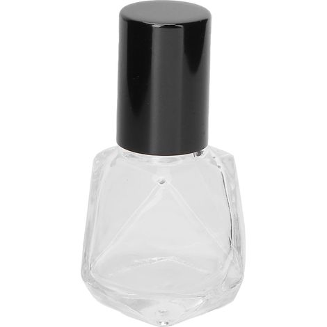 Flacon Parfum Rollon Rechargeable 8ml Vide, Flacon Rouleau Vide pour Huiles Essentielles, Bouteille Aromathérapie avec Bouchon Noir, Format Poche (1/5)