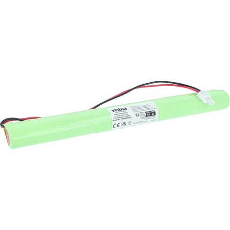 vhbw Batería recargable reemplaza BAES 329045490 para vía de evacuación (1600 mAh, 7,2 V, NiCd)