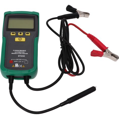 Ortviai Testeur de liquide de frein DOT3/DOT4/DOT5.1 avec alarme sonore et lumineuse, alimenté 12 V (1/5)