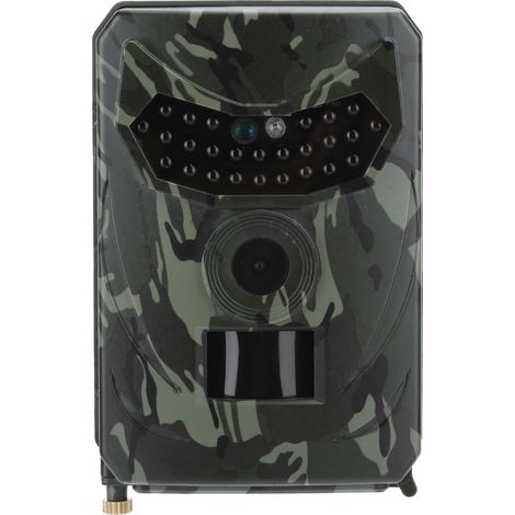 Caméra de chasse extérieure 12 MP avec vision nocturne infrarouge (LED PIR, 26 LED infrarouges), étanche IP56, pour la surveillance des animaux sauvages. (1/5)