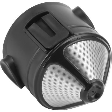 Ortviai Filtre à café en acier inoxydable conique, pliable et réutilisable, diamètre 6 cm (1/4)