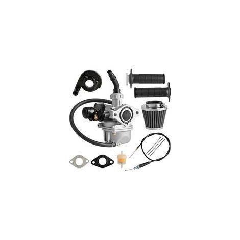 PZ19 Carburateur 19 mm Carb avec filtre à air 35 mm pour 50cc 70cc 90cc 110cc 125cc DR50 CRF XR 50 coolster Taotao Buyang Coolsport Redcat Peace Baja ATV Quad Go Cart Dirt Bike Parts