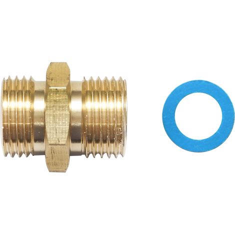 Adattatore flessibile per tubi, in acciaio inox corrugato con guarnizione DN12-1/2 (1/3)