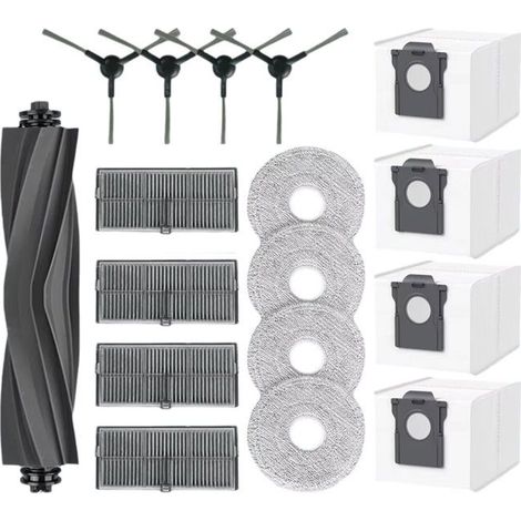 17 Pièces pour Aspirateur pour Dreame L40 Ultra AE/D20 Ultra / RLD31SE/ pour Mova E40 Ultra: Brosse Principale, Filtre, Serpillière (1/5)