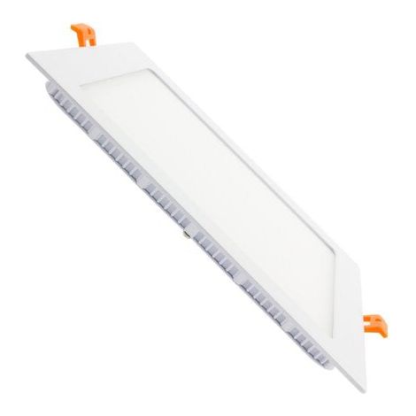 Dalle LED 20W Carrée Extra-Plate Coupe 215x215 mm 3000K Blanc chaud
