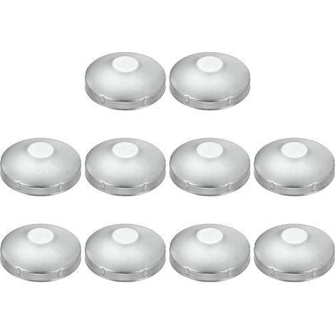 10 Pièces Capuchon de poteau 114 mm Galvanisé Dôme (1/5)
