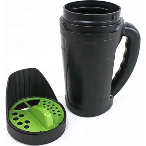 Semoir, en plastique renforcé, noir/vert. (1/5)