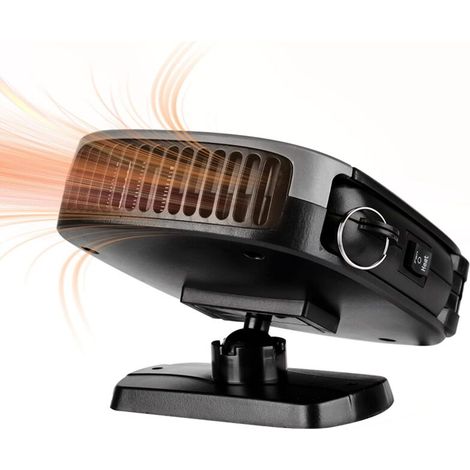 Dégivreur de pare-brise de ventilateur,12V voiture Portable 2 en 1 chauffage en céramique chauffage de refroidissement ventilateur dégivreur antibuée (1/5)