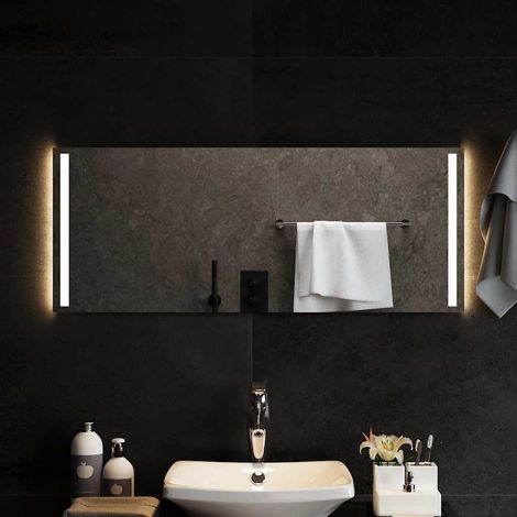vidaXL Espejo de baño con LED 100x40 cm (1/5)
