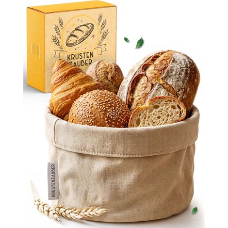 Corbeille à pain en tissu moderne pour petits pains, pain et (1/5)