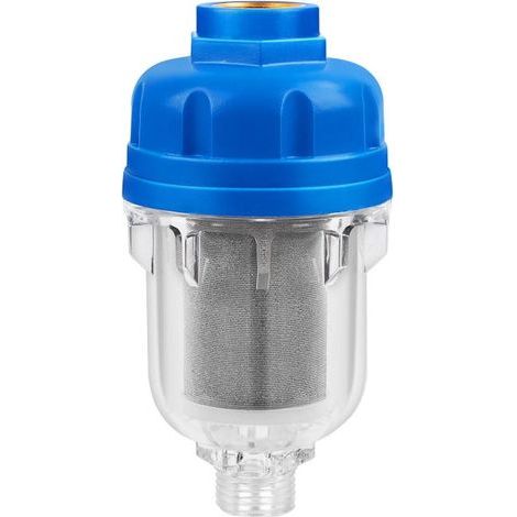Shower filter, anti-limescale shower water filter, using a precision stainless steel filter grid. (1/5)