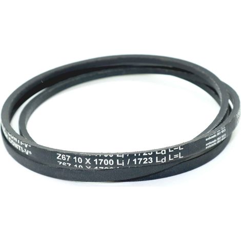 Courroie trapézoidale lisse Contitech Conti V Z67 10 x 1700 Li / 1723 Ld