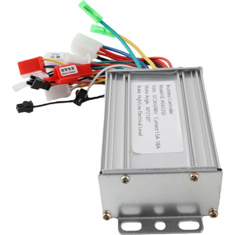 Contrôleur intelligent pour moteur de vélo électrique sans balais 36 V/48 V 350 W, compatible avec les vélos et scooters électriques. (1/5)