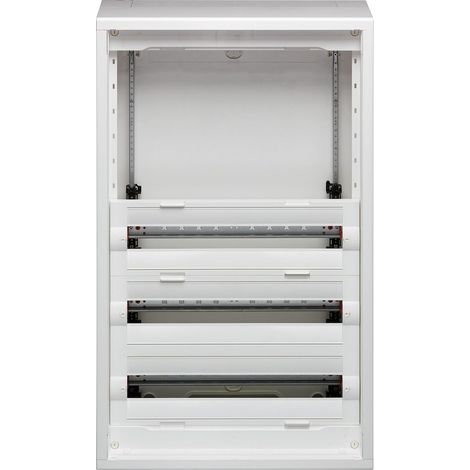 Hager – Coffret électrique nu 5 rangées 120 modules – Saillie – IP40 pour installations tertiaires – Acier revêtu pour protection durable (1/3)