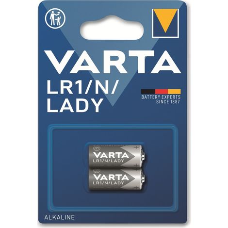 VARTA Batterie Alkaline, LR1, N, LADY, 1.5V, Electronics, 2 Stück