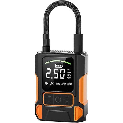 Gonfleur de pneus de voiture sans fil, numérique, rechargeable par USB, compresseur d'air neuf (1/5)