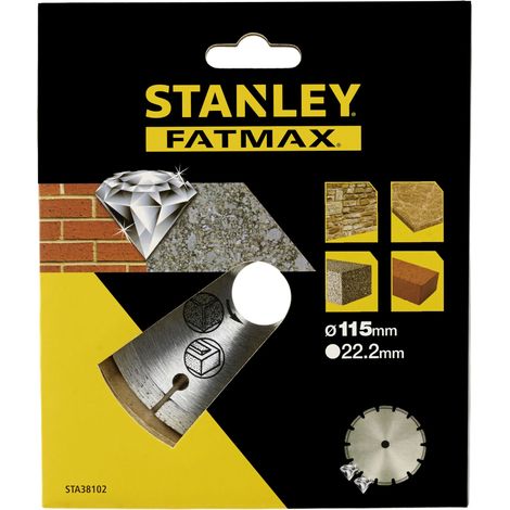 Disco diamantado segmentado 115mm para ladrillo Stanley STA38102-XJ