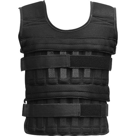 6.6 LB Weighted Vest with Adjustable Steel Plates for (1/2)