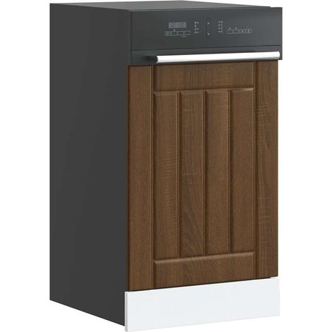 Geschirrspülerblende Lucca Braun Eichen-Optik Holzwerkstoff (1/5)
