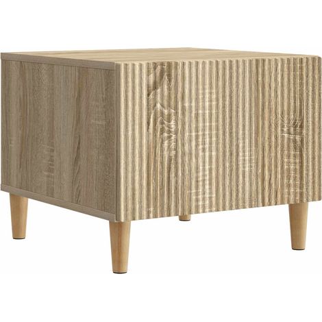 Coffee Table Sonoma Oak 49 x 50 x 40 cm Engineered Wood vidaXL