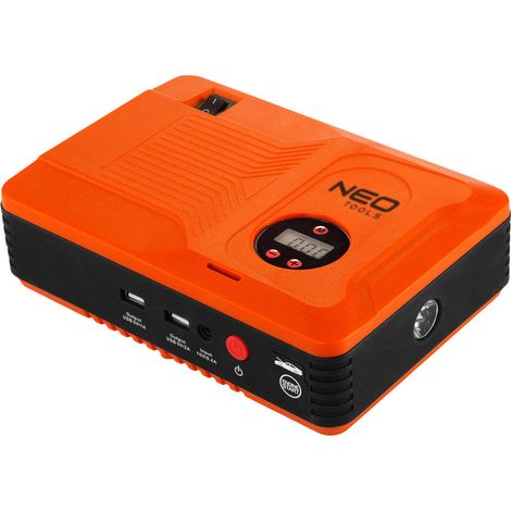 Starthilfe mit Powerbank, Kompressor, USB bis zu 400 A (1/5)