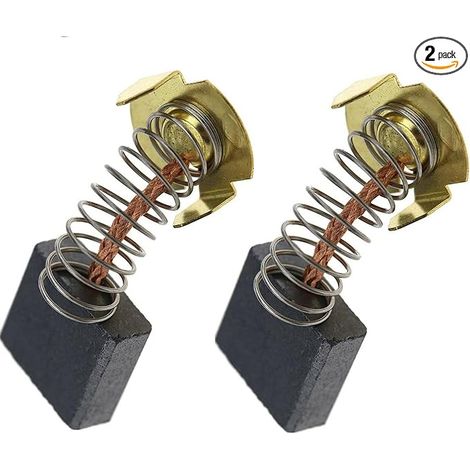 Balais de carbone Cb204 pour meuleuses d'angle Makita CB-204, CB204, CB203, CB202, CB200 191953-5, 191957-7. (1/5)