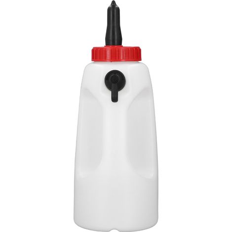 Biberon de 4 L pour veaux nouveau-nés, avec tétine et poignée, pour l'alimentation des éleveurs. (1/5)