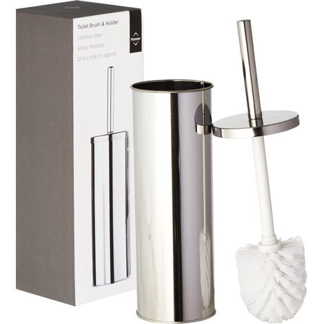 Porte-Brosse WC Acier Inoxydable (1/5)