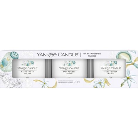 Yankee Candle Mini-Babypuder-Kerzen-Set (3 x 37 g) (1/3)