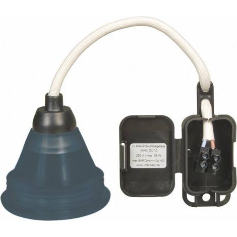 Boîtier en silicone 35 W N/A interBär MAXI GU10 Serie 1000 1000-505.01 gris