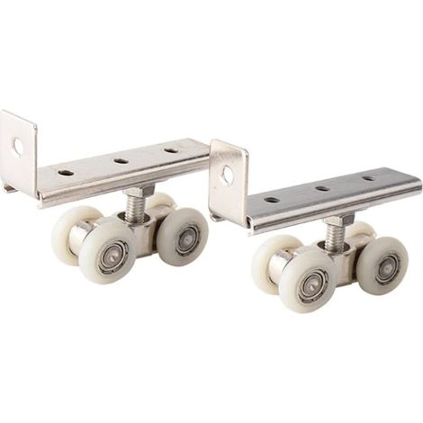 Set di 2 rulli per porta scorrevole, armadio, porta scorrevole, mobile, credenza, finestra