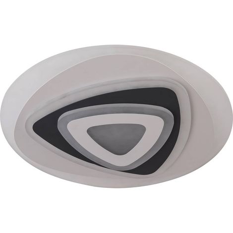 Lindby Lámpara de techo LED 'Rebeka' en Blanco Plástico (1/5)