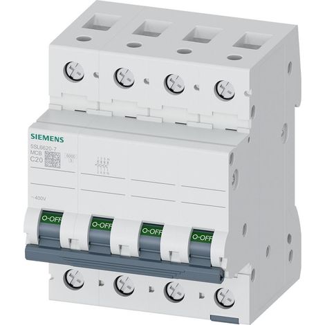 Interruttore Siemens SENTRON 5SL 20 A 400 V