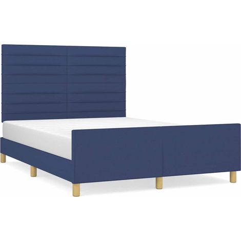 Maison Exclusive - Giroletto senza Materasso Blu 140x190 cm in Tessuto (1/5)