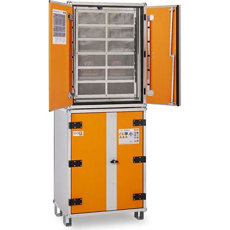 Armoire antifeu batteries - Avec pieds - Capacité max. 12 kWh - 12047