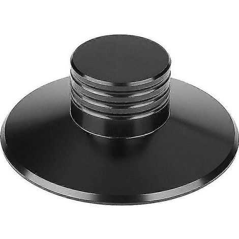 Platine vinyle LP, stabilisateur et support de disque en métal équilibré, platine HIF noire (1/5)