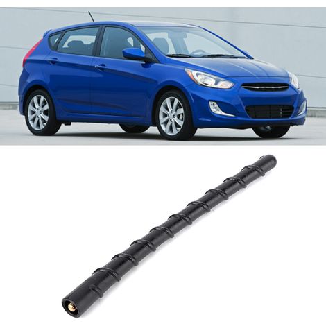 Antenne FM AM Universelle 18cm Noir pour KIA Rio 2 - Antenne Hélicoïdale Auto (1/5)
