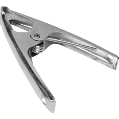 Pince de Serrage Galvanisée, Sachet de 5 Pinces, Pinces de Maintien pour Bricolage et Assemblage, Outil de Serrage Solide et Durable, Utilisation Multi-Usage (1/4)