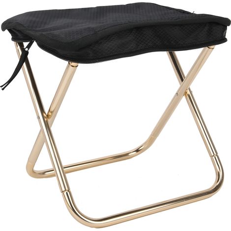 Klapphocker aus Aluminiumlegierung für Outdoor-Aktivitäten wie Camping, Angeln, Wandern und Grillen (1/5)