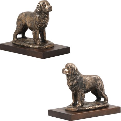 Terranova, Terranova, Waterloo - estatuilla de perro, figura de oficina, trofeo para una exposición canina de Art-Dog (1/5)