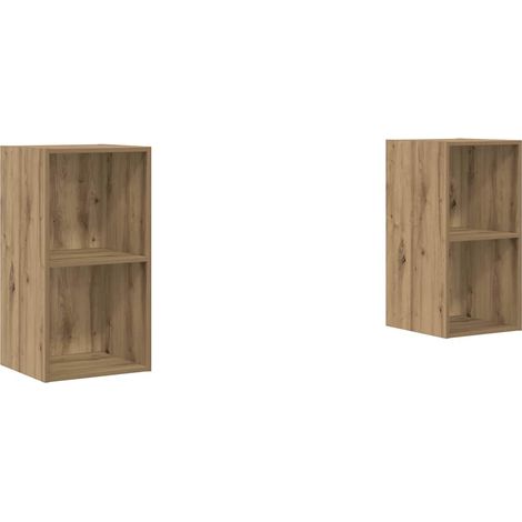 Maison Exclusive - Ensemble meuble TV 2 pcs Chêne artisanal 37 x 37 x 72 cm